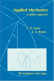 Cover of: Applied Mechanics: A modern approach
