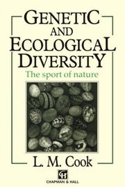 Cover of: Genetic and ecological diversity: the sport of nature