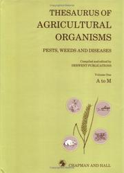Cover of: Thesaurus Agricultural Organisms by Derwent Public