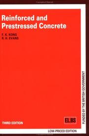 Cover of: Reinforced and Prestressed Concrete by F.k. Kong