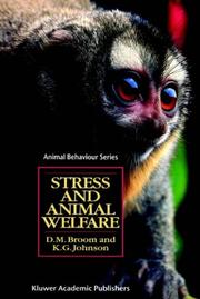 Stress and animal welfare by Donald M. Broom