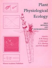 Cover of: Plant Physiological Ecology by 