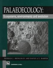Cover of: Palaeoecology: ecosystems, environments, and evolution