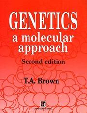 Cover of: Genetics by T. A. Brown