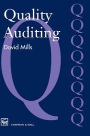 Cover of: Quality Auditing by J. Mills