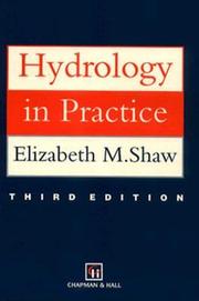 Hydrology in practice by Elizabeth M. Shaw