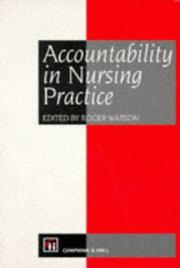 Cover of: Accountability in Nursing Practice