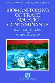 Cover of: Biomonitoring of Trace Aquatic Contaminants (Environmental Management Series)