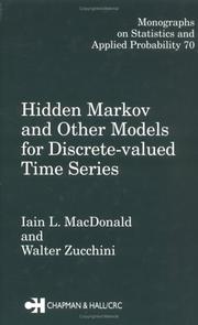 Cover of: Hidden Markov and other models for discrete-valued time series