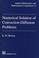 Cover of: Numerical Solution of Convection-Diffusion Problems