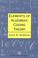 Cover of: Elements of Algebraic Coding Theory