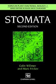 Cover of: Stomata (Topics in Plant Functional Biology)