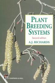 Cover of: Plant Breeding Systems by A J RICHARDS