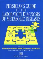 Cover of: Physician's Guide to the Laboratory Diagnosis of Metabolic Diseases by 