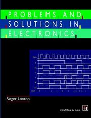 Cover of: Problems and Solutions in Electronics by R. Loxton