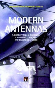 Cover of: Modern Antennas (Microwave and RF Techniques and Applications)