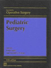 Cover of: Pediatric Surgery (Rob and Smith's Operative Surgery 5th Edition)