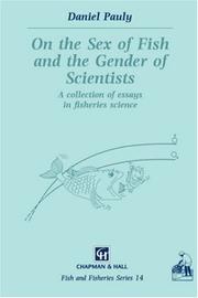 Cover of: On the Sex of Fish and the Gender of Scientists by D. Pauly