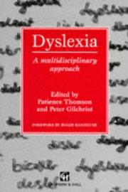 Cover of: Dyslexia | Patience Thomson