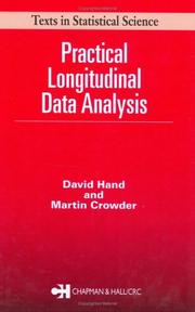 Cover of: Practical Longitudinal Data Analysis (Chapman & Hall Texts in Statistical Science Series) | David J. Hand