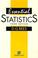 Cover of: Essential statistics