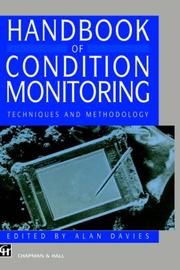 Cover of: Handbook of Condition Monitoring - Techniques and Methodology by A. Davies