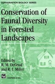 Cover of: Conservation of faunal diversity in forested landscapes