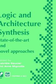 Cover of: Logic and Architecture Synthesis by 