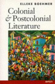 Cover of: Colonial and postcolonial literature by Elleke Boehmer
