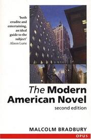 The modern American novel by Malcolm Bradbury
