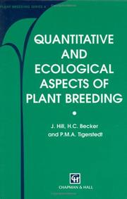 Cover of: Quantitative and Ecological Aspects of Plant Breeding