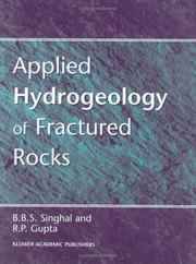 Cover of: Applied hydrogeology of fractured rocks by B. B. S. Singhal