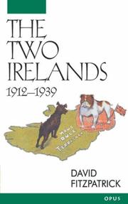 Cover of: The two Irelands, 1912-1939