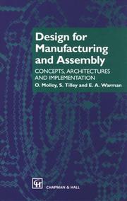 Cover of: Design for Manufacturing and Assembly - Concepts, architectures and implementation