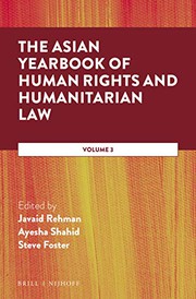 The Asian Yearbook of Human Rights and Humanitarian Law by Javaid Rehman