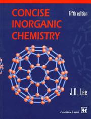Concise inorganic chemistry by J. D. Lee