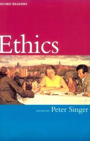 Cover of: Ethics by edited by Peter Singer.