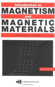 Cover of: Introduction to Magnetism and Magnetic Materials by David C. Jiles