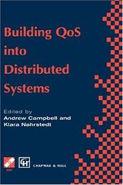 Cover of: Building QoS into Distributed Systems