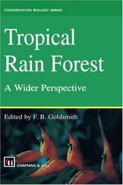 Cover of: Tropical rain forest | 