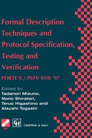 Cover of: Formal Description Techniques and Protocol Specification,