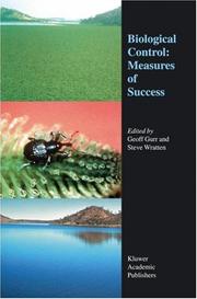 Cover of: Biological Control: Measures of Success