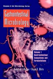 Cover of: Gastrointestinal Microbiology Vol I (Chapman & Hall Microbiology Series)