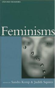 Cover of: Feminisms by edited by Sandra Kemp and Judith Squires.