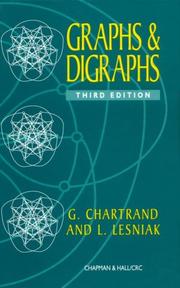 Cover of: Graphs & Digraphs, Third Edition by Gary Chartrand, L. Lesniak