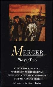 Cover of: Mercer Plays 2