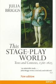 Cover of: This stage-play world by Julia Briggs