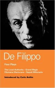Cover of: Four plays by De Filippo, Eduardo