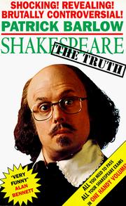 Cover of: Shakespeare: The Truth or from Glover to Genius