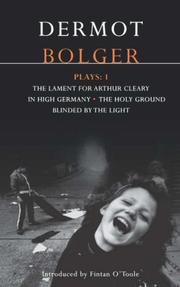 Cover of: Dermot Bogler Plays: 1